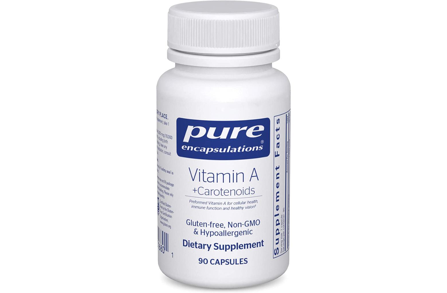 pure encapsulations vitamin a